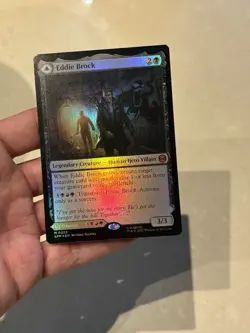 Venom, Eddie Brock Marvel's Spider-Man: Eternal-Legal Foil MTG Magic The Gather - Image 1