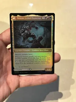 Venom, Eddie Brock Marvel's Spider-Man: Eternal-Legal Foil MTG Magic The Gather - Image 2