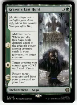 KRAVEN'S LAST HUNT #105 (RARE) MTG MARVEL'S SPIDER-MAN - Image 1