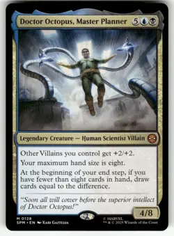 DOCTOR OCTOPUS, MASTER PLANNER #128 (MYTHIC RARE) MTG MARVEL'S SPIDER-MAN - Image 1