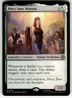 MARY JANE WATSON #134 (RARE) MTG MARVEL'S SPIDER-MAN - Image 1