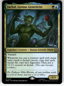 JACKAL, GENIUS GENETICIST #131 (RARE) MTG MARVEL'S SPIDER-MAN - Image 1