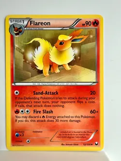 Flareon 12/108 Dark Explorers Black & White Pokemon TCG - LP+ - Image 1