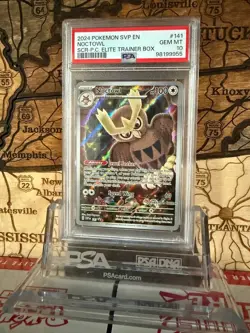 Noctowl - 141 (Pokemon Center Exclusive) 141 Sv: Scarlet & Violet Promo PSA 10 - Image 2