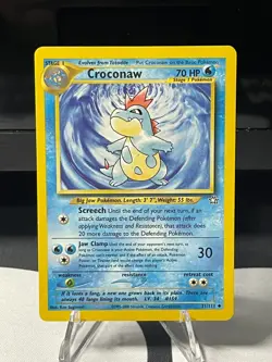 Croconaw Pokemon TCG Neo Genesis Uncommon Vintage 31/111 #1 - Image 1