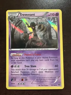 Trevenant 55/146 Holo Rare VLP Pokemon TCG XY Base Set - Image 1