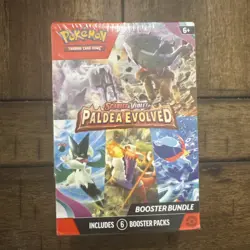 Pokemon TCG Paldea Evolved Booster Bundle 6 Packs 820650853623 - Image 1