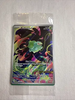 Bulbasaur Pokemon Stamped Promo Mega Evolution IR 133/132 (Sealed) - Image 1