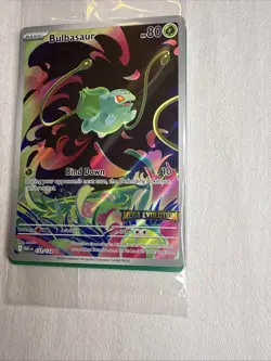 Bulbasaur Pokemon Stamped Promo Mega Evolution IR 133/132 (Sealed) - Image 5