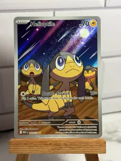 Pokemon MEGA EVOLUTION Helioptile 143/132 English NM Illustration Rare - Image 1