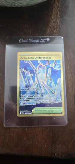 Pokemon TCG Area Zero Underdepths 174/142 Sv07: Stellar Crown Gold Hyper Rare - Image 1