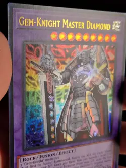 YUGIOH BLMM-EN143 Gem-Knight Master Diamond Ultra Rare 1st Edition NM - Image 3