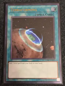 Yugioh Terraforming OP05-EN003 Ultimate Rare VLP - Image 1
