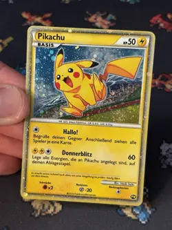 Pokemon Cards Pikachu PW German 2010 World Collection Promo - (MP+) - Image 2