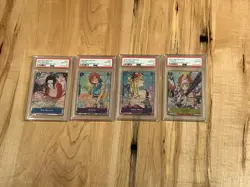 One Piece Illustration Box Promo Cards Vol 1 & 2 Sequential PSA 10 Set Nami Boa - Image 1