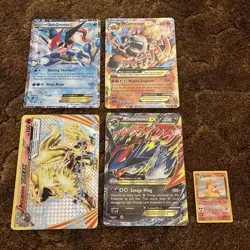 Jumbo Pokemon Promo Card Lot Of 4 EX’s and BREAK - Image 1