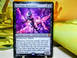 Gwenom Remorseless mythic magic the gathering spider man trading card singles - Image 1
