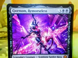 Gwenom Remorseless mythic magic the gathering spider man trading card singles - Image 2