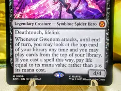 Gwenom Remorseless mythic magic the gathering spider man trading card singles - Image 3