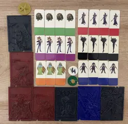 Vintage Yu-Gi-Oh! TCG 1996 Game Piece Lot - Plastic Cards Figure - Image 1