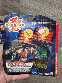3 Bakugan Battle Brawlers Card Power Pack Spinmaster Sealed 2008 Special Crush - Image 2
