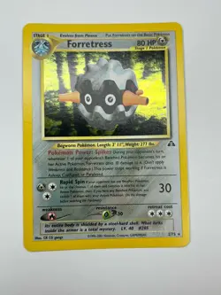 Pokemon TCG Neo Discovery Set: Forretress 2/75 - Holo Trading Card -LP - Image 1