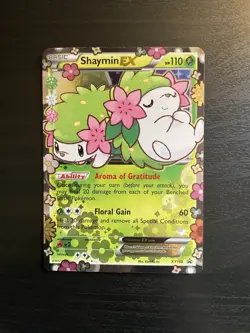 Pokemon TCG Shaymin EX XY148 Generations Holo Black Star Promo Card - Image 1