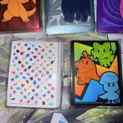 Lot Of 5 Pokemon ETB Mixed Card Sleeves NEW SEALED 151, Charizard & Others X325 - Image 4