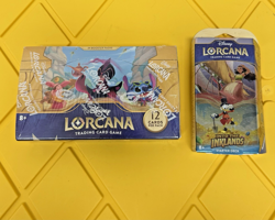 Disney Lorcana Trading Card Into the Inklands Booster Box 24 Boosters + Starter - Image 1