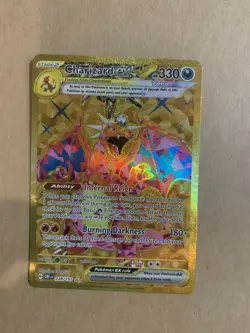 Pokemon Charizard EX 330HP Tera Grass Type Holo Card - Image 1