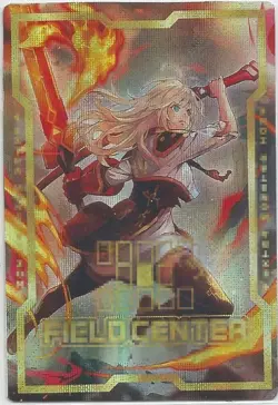 Sky Striker Ace Raye Star of Light Field Center Foil Card Alt Art - Image 1