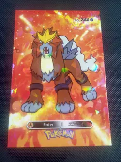 Pokemon 2024 Card Database 2 Holo Entei #244 Peru US Seller - Image 1