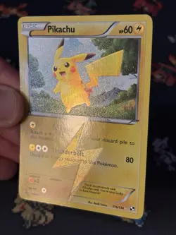 Pokemon Cards Pikachu 115/114 Secret Rare Black & White Base Set - (NM-) - Image 3