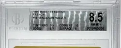 1999 Pokemon Base 1st Edition Holo Venusaur French Card #15 BGS - Image 2