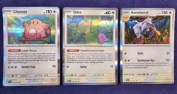Chansey, Ditto, And Aerodactyl 3x Holo Normal Pokemon Card Lot Sv 151 Near Mint - Image 1