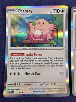 Chansey, Ditto, And Aerodactyl 3x Holo Normal Pokemon Card Lot Sv 151 Near Mint - Image 2