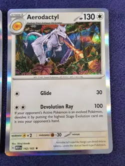 Chansey, Ditto, And Aerodactyl 3x Holo Normal Pokemon Card Lot Sv 151 Near Mint - Image 4