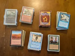 Stack of random Magic the Gathering Cards 1995 - 1997 MTG Free Shipping! Cheap! - Image 1