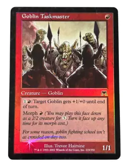Goblin Taskmaster Onslaught FOIL MAGIC the Gathering MTG CARD Vintage - Image 1