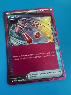 Max Rod 116/131 Holo Pokemon TCG Card Prismatic Evolutions - Image 3