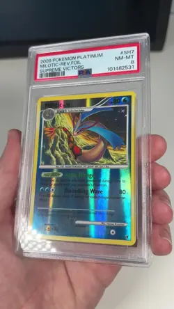 Shiny Milotic SH7 Supreme Victors Reverse Holo PSA 8 Graded Pokemon Card NM/MINT - Image 2