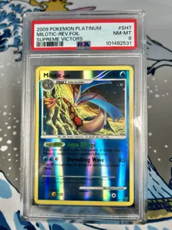 Shiny Milotic SH7 Supreme Victors Reverse Holo PSA 8 Graded Pokemon Card NM/MINT - Image 4