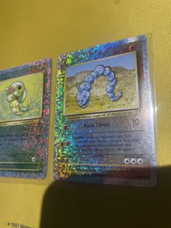 Legendary Collection Reverse Holo Lot - 3 Pokemon Cards! Onix, Carterpie, Potion - Image 4