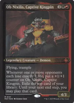 Ob Nixilis, Captive Kingpin (Foil Etched) March of the Machine: The Aftermath - Image 1