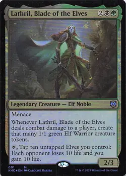 Lathril, Blade of the Elves Commander Waldheim Foil - Image 1