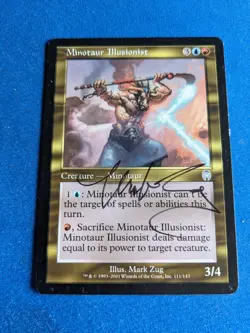Minotaur Illusionist ARTIST SIGNED 2 Mark Zug 1x Apocalypse *See Pictures* - Image 1