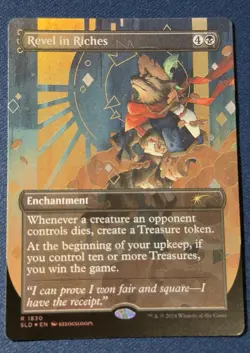 Revel in Riches, Foil - 1830, Secret Lair Drop 20 Ways to Win, Magic MTG NM - Image 1