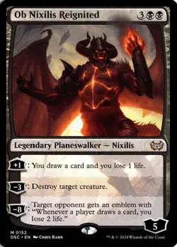 NM - Ob Nixilis Reignited M Commander: Duskmourn: House of Horror 152 - Image 1