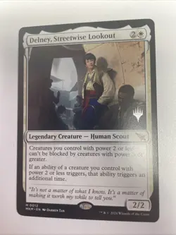 1x Delney, Streetwise Lookout Promo Pack: Murders at Karlov Manor Mythic NM - Image 1