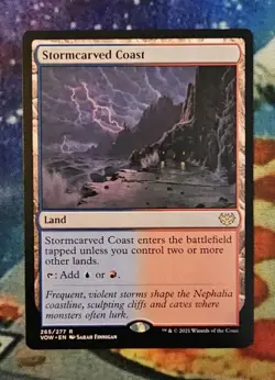 MTG Stormcarved Coast x1 LP from Innistrad: Crimson Vow - Image 1